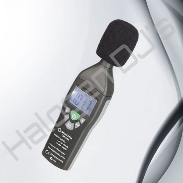 Digitech brand Sound Level Meter - Digitech QM-1589 Sound Level Meter Hire with Halogen DJ Company